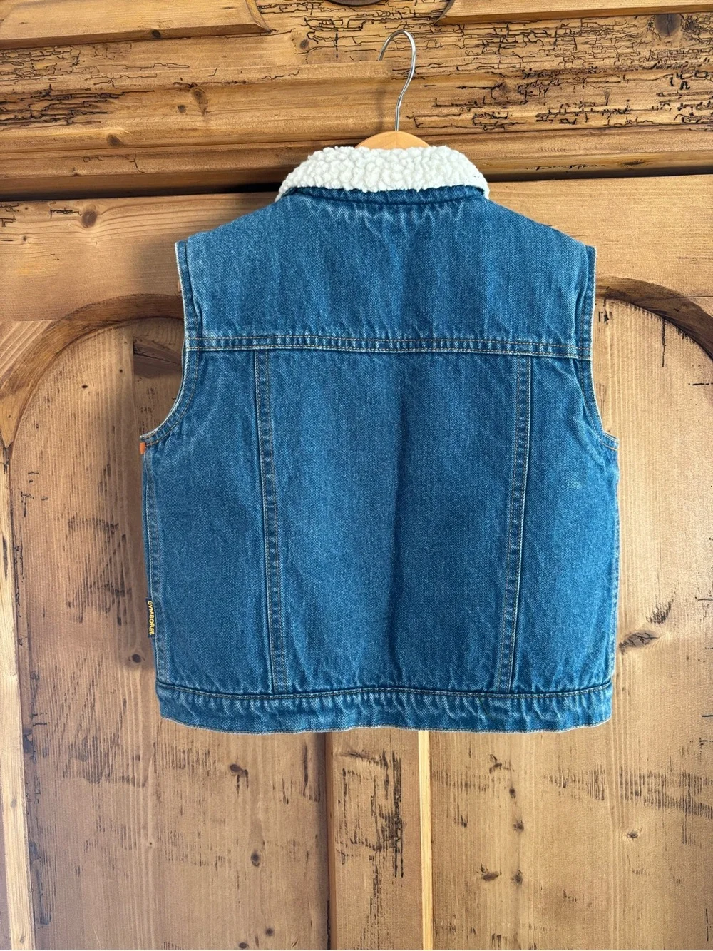 Gymboree Sherpa-Lined Denim Vest for Kids - size M